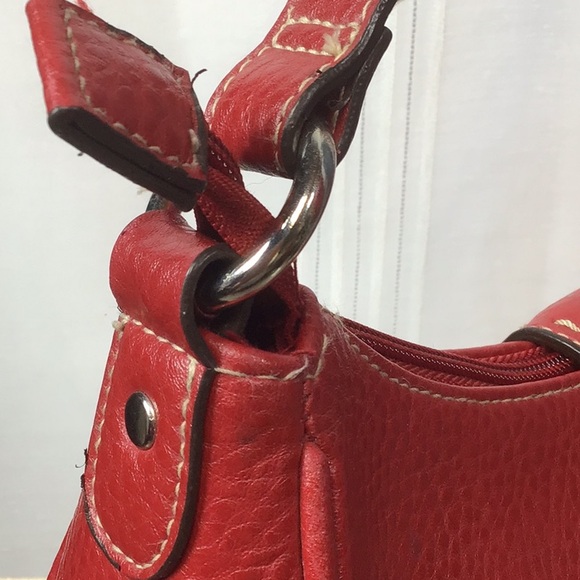 🌹 ROSETTI Red Pebble Faux Leather Secret Compartment with Wallet and Coin Purse - Picture 15 of 16